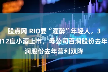 股点网 RIO要“灌醉”年轻人，30元/瓶的12度小酒上市，母公司百润股份去年营利双降